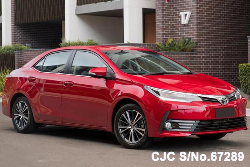 2018 Toyota Corolla Red for sale | Stock No. 67289 | Japanese Used Cars