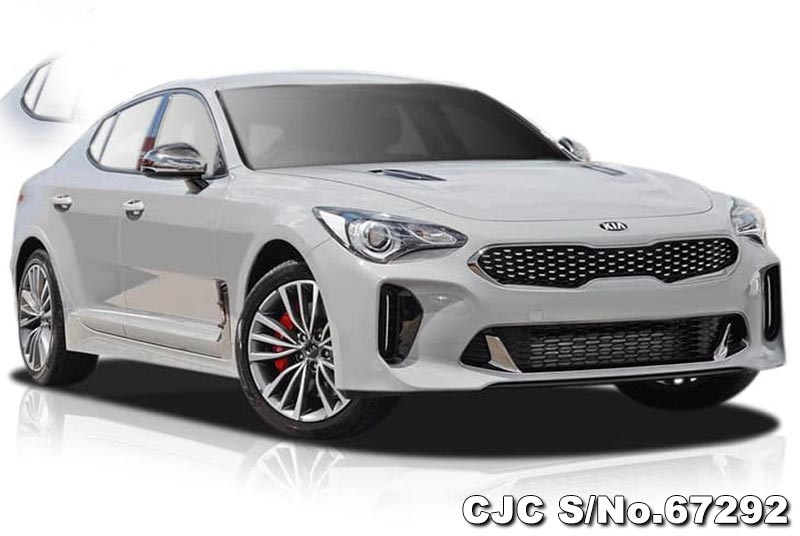 2018 Kia Stinger White for sale Stock No. 67292 Japanese Used Cars