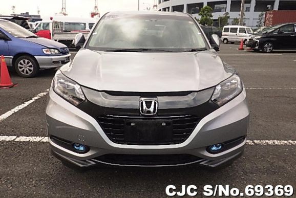 15 Honda Vezel Hybrid Silver Metallic For Sale Stock No Japanese Used Cars Exporter