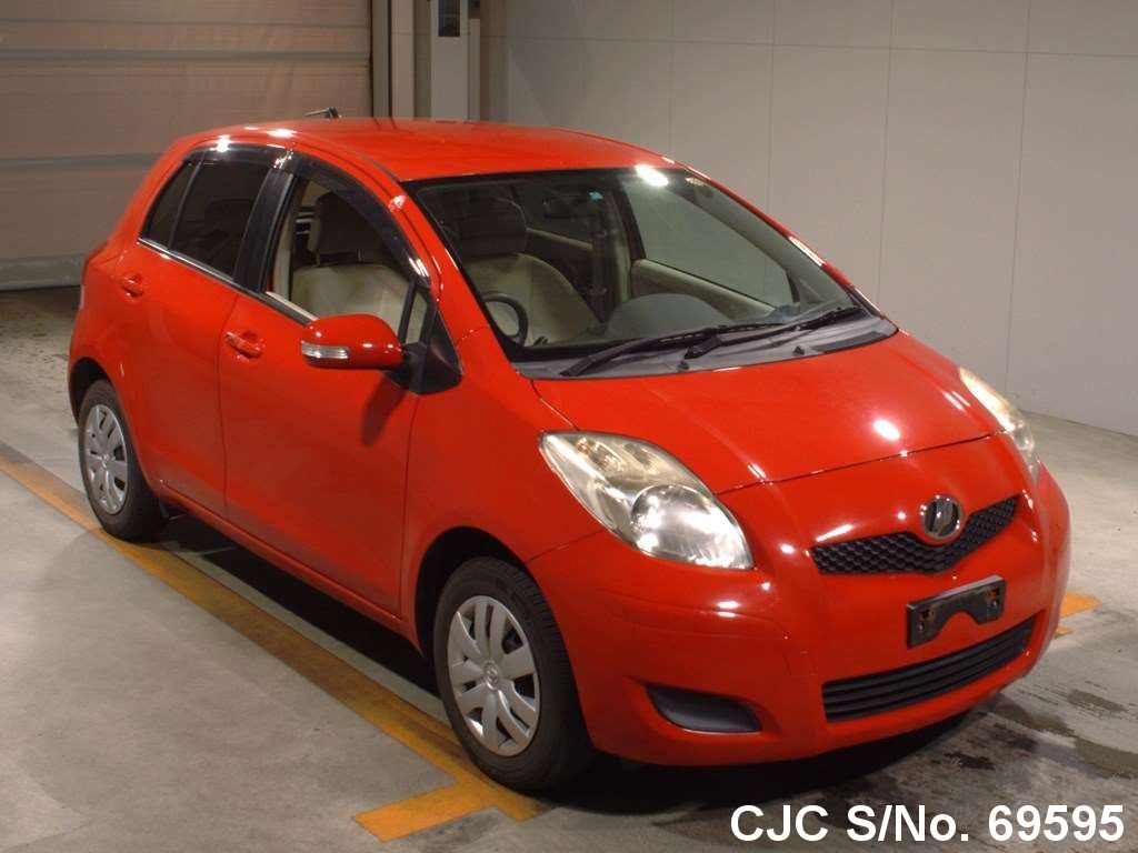 2009 Toyota Vitz Super Red for sale Stock No. 69595 Japanese Used