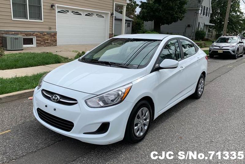 2017 Left Hand Hyundai Accent White for sale Stock No. 71335 Left
