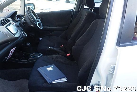 2012 Honda Fit Hybrid White for sale  Stock No. 73220  Japanese 