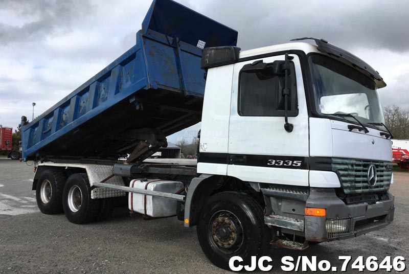 2000 Left Hand Mercedes Benz 3335 Ak Tipper White For Sale Stock No 74646 Left Hand Used Cars Exporter