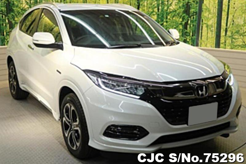 2019 Honda Vezel Hybrid White For Sale Stock No 75296