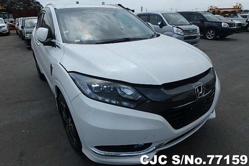 16 Honda Vezel Hybrid White For Sale Stock No Japanese Used Cars Exporter
