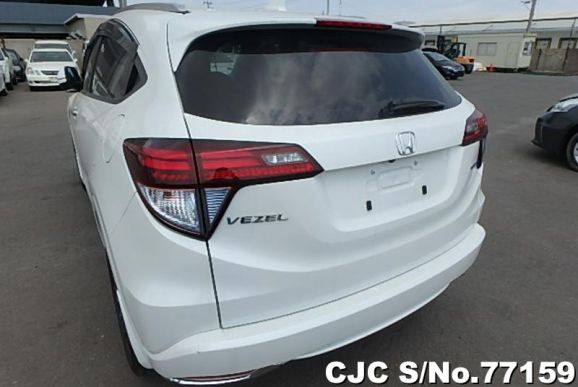16 Honda Vezel Hybrid White For Sale Stock No Japanese Used Cars Exporter