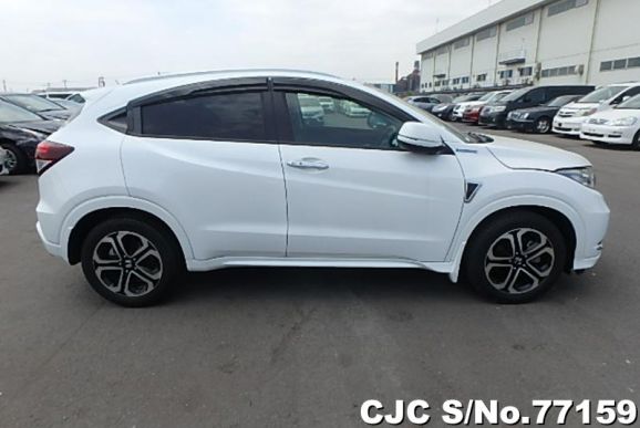 16 Honda Vezel Hybrid White For Sale Stock No Japanese Used Cars Exporter