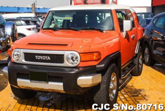 2013 Left Hand Toyota Fj Cruiser Orange For Sale Stock No 80716