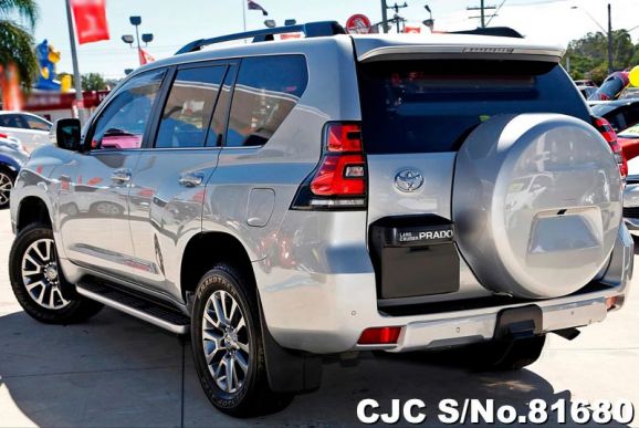 2019 Toyota Land Cruiser Prado Silver For Sale Stock No 81680