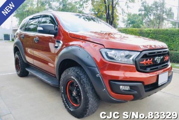 2016 Ford Everest Red for sale | Stock No. 83329 | Japanese Used Cars ...