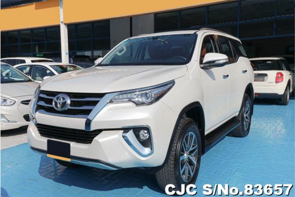 2017 Left Hand Toyota Fortuner White for sale | Stock No. 83657 | Left ...