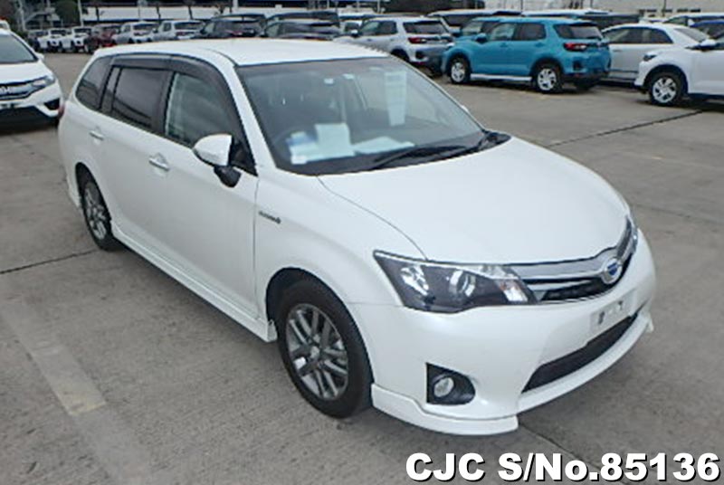2014 Toyota Corolla Fielder Pearl for sale | Stock No. 85136 | Japanese ...