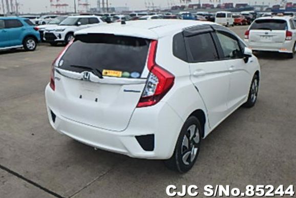15 Honda Fit Hybrid White For Sale Stock No Japanese Used Cars Exporter