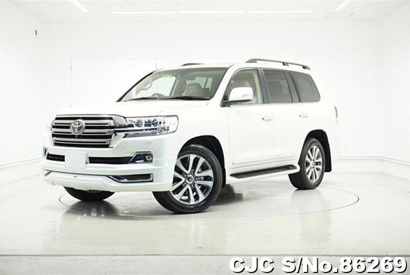 2020 Toyota Land Cruiser White For Sale Stock No 86269 Japanese