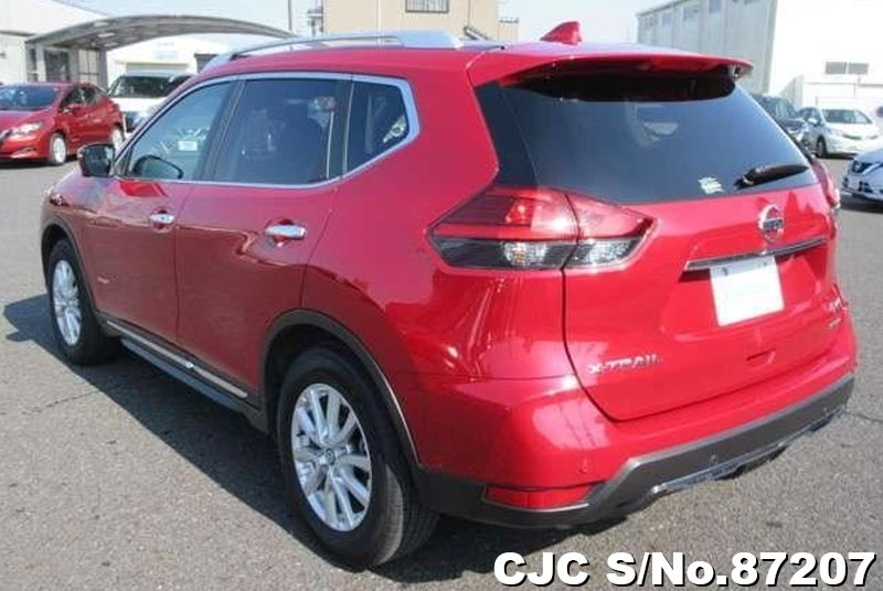2019 Nissan XTrail Hybrid Red for sale Stock No. 87207 Japanese Used Cars Exporter