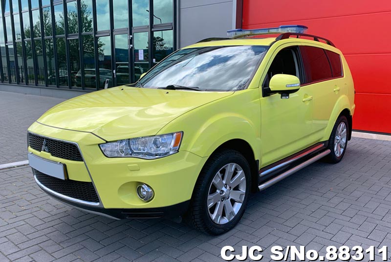 2012 Left Hand Mitsubishi Outlander Yellow for sale | Stock No. 88311 ...