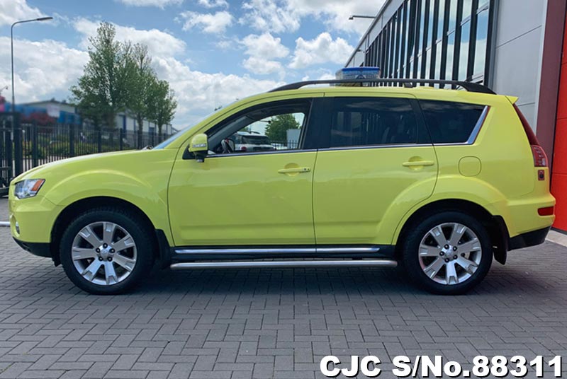 2012 Left Hand Mitsubishi Outlander Yellow for sale | Stock No. 88311 ...