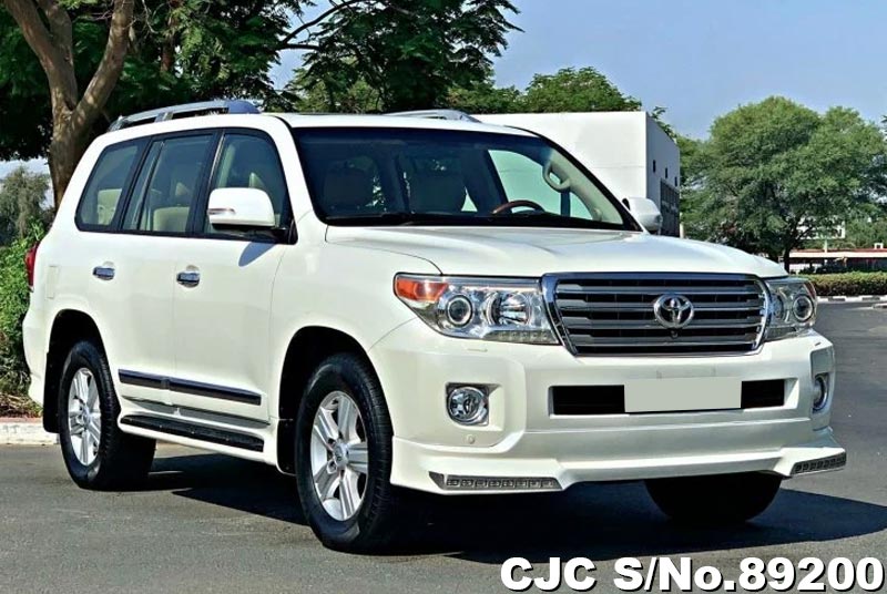 2014 Left Hand Toyota Land Cruiser White for sale Stock No. 89200