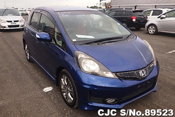 11 Honda Fit Blue For Sale Stock No 523 Japanese Used Cars Exporter