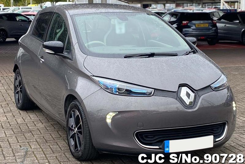 2017 Renault ZOE Gray for sale Stock No. 90728 Japanese Used Cars