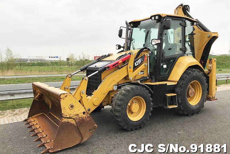 Used Caterpillar 428F Backhoe Loader for sale 2017 model CJC 91881 Japanese Used