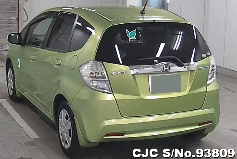 2011 Honda Fit Hybrid Green for sale Stock No. 93809 Japanese Used