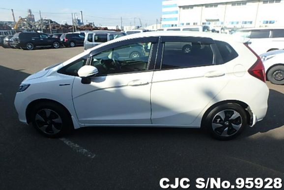 17 Honda Fit White For Sale Stock No Japanese Used Cars Exporter