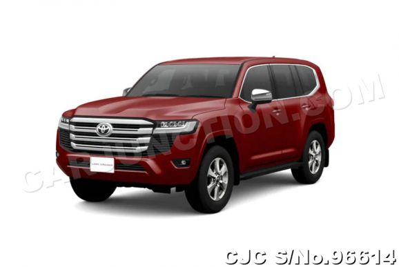 Toyota Land Cruiser in Dark Red Mica Metallic for Sale Image 3