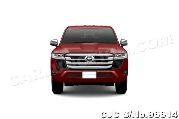 Toyota Land Cruiser in Dark Red Mica Metallic for Sale Image 4
