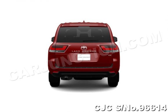 Toyota Land Cruiser in Dark Red Mica Metallic for Sale Image 5