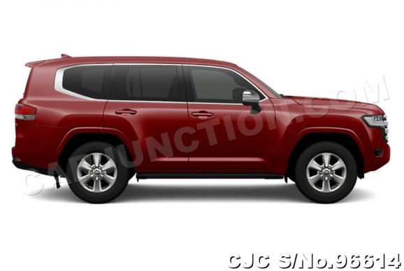 Toyota Land Cruiser in Dark Red Mica Metallic for Sale Image 6
