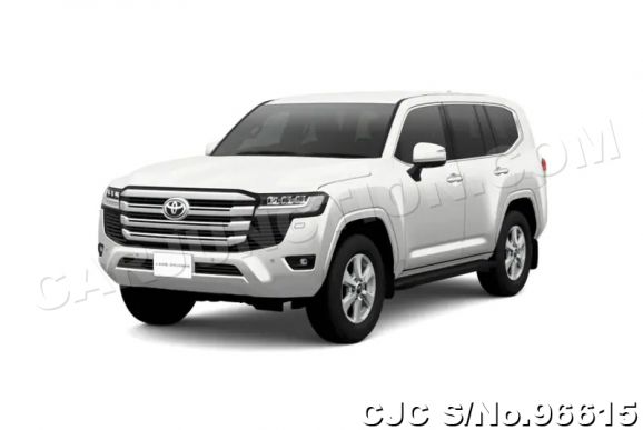 Toyota Land Cruiser in White Pearl Crystal Shine for Sale Image 3