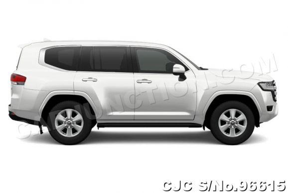 Toyota Land Cruiser in White Pearl Crystal Shine for Sale Image 6