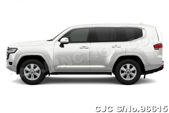 Toyota Land Cruiser in White Pearl Crystal Shine for Sale Image 7