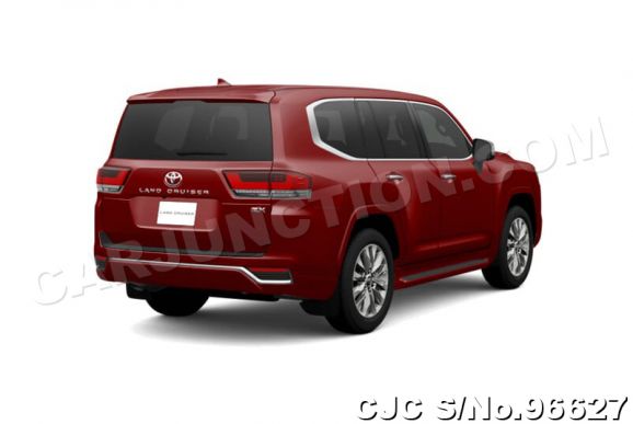 Toyota Land Cruiser in Dark Red Mica Metallic for Sale Image 2