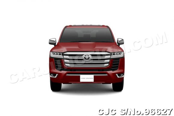 Toyota Land Cruiser in Dark Red Mica Metallic for Sale Image 4