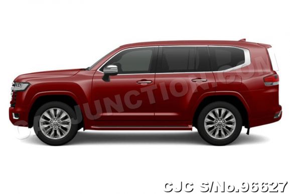 Toyota Land Cruiser in Dark Red Mica Metallic for Sale Image 7