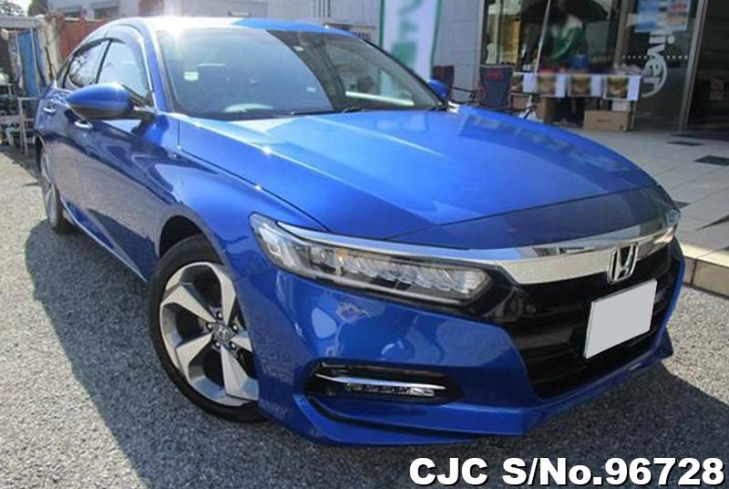 2020 Honda Accord Blue for sale Stock No. 96728 Japanese Used Cars