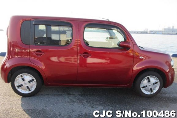 2012 Nissan Cube Red for sale | Stock No. 100486 | Japanese Used