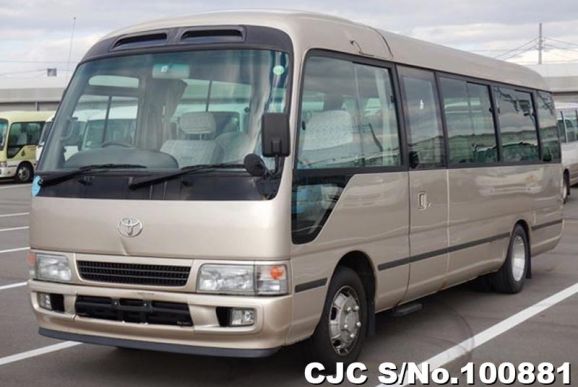 Toyota Coaster in Gold for Sale Image 3