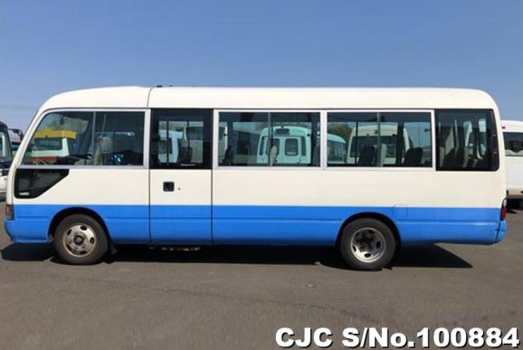 Toyota Coaster in White 2 Tone for Sale Image 7