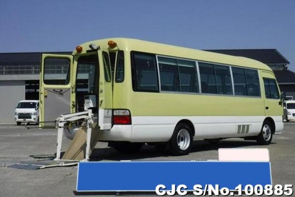 Toyota Coaster in Yellow for Sale Image 1