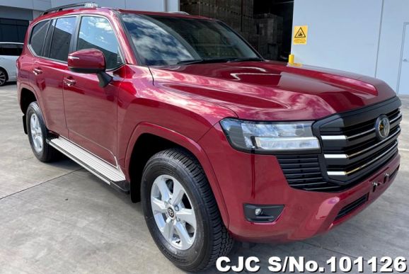 Toyota Land Cruiser in Red for Sale Image 0
