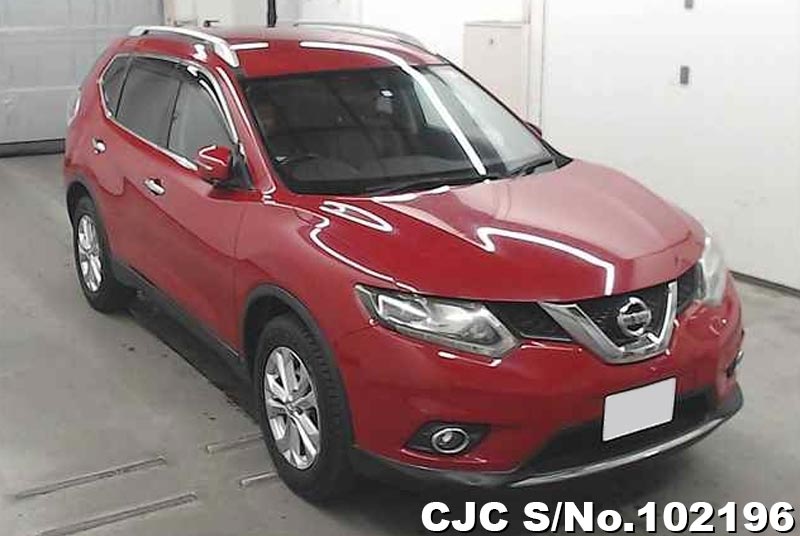 2014 Nissan XTrail Red for sale Stock No. 102196 Japanese Used