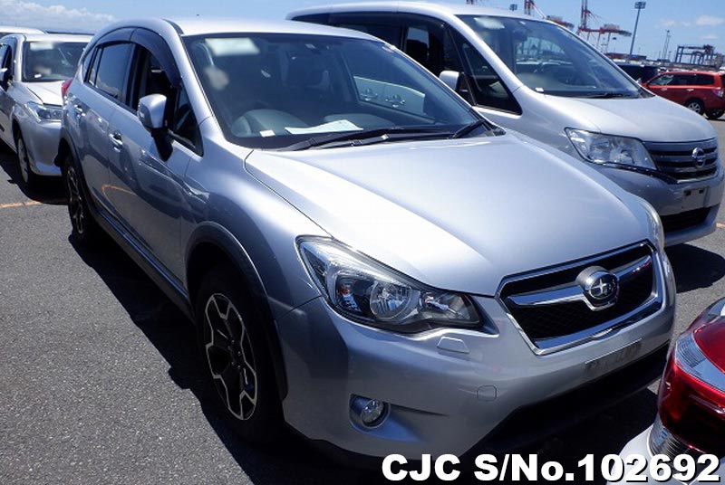 2013 Subaru XV Silver for sale Stock No. 102692 Japanese Used Cars