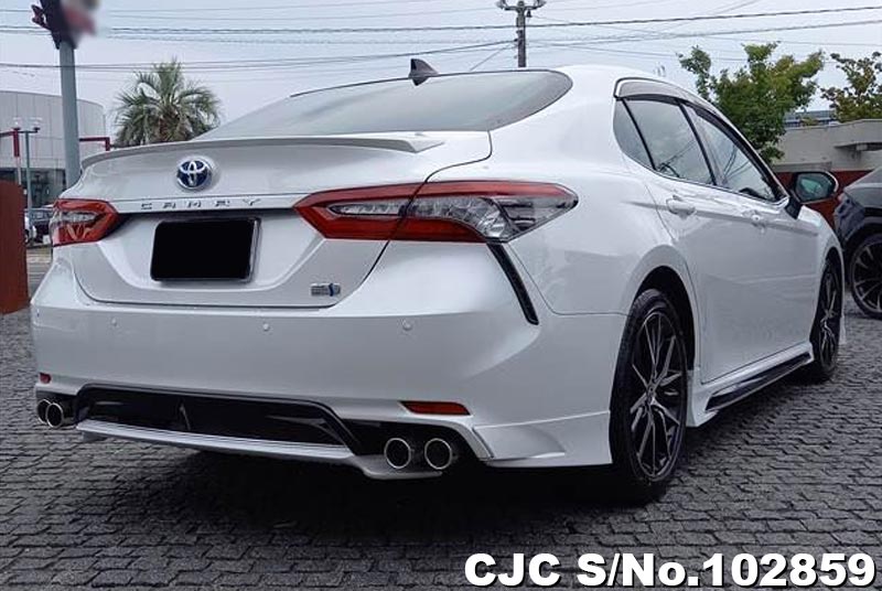 2022 Toyota Camry White for sale | Stock No. 102859 | Japanese Used ...