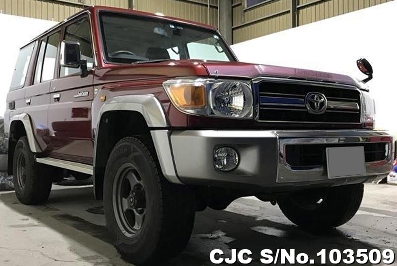 2014 Toyota Land Cruiser Red for sale Stock No. 103509 Japanese