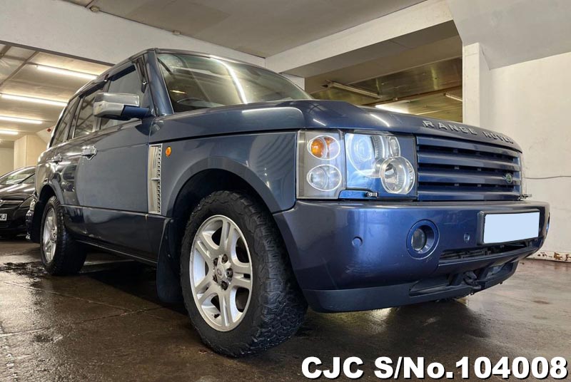 2005 Land Rover Range Rover Blue for sale Stock No. 104008 Japanese Used Cars Exporter