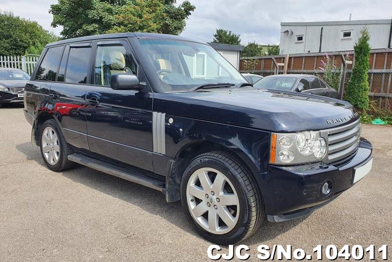 2008 Land Rover Range Rover Blue for sale Stock No. 104011 Japanese