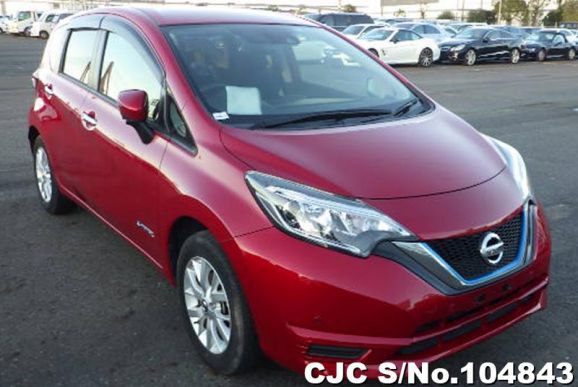 Nissan Note in Red for Sale Image 0